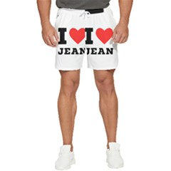 I Love Jean Men s Runner Shorts by ilovewhateva