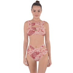 Tribal Background Pattern Texture Design Bandaged Up Bikini Set  by Semog4