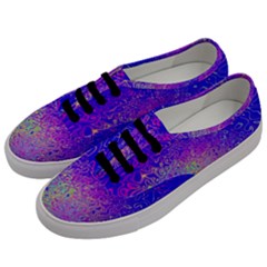 Psychedelic Retrovintage Colorful Men s Classic Low Top Sneakers by Semog4