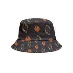 Pattern Decorative Elements Silver Bucket Hat (kids) by Semog4