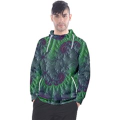 Fractal Floral Background Planetary Men s Pullover Hoodie by Semog4