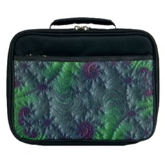 Fractal Floral Background Planetary Lunch Bag