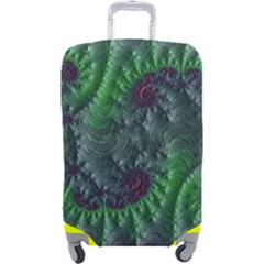 Fractal Floral Background Planetary Luggage Cover (large) by Semog4