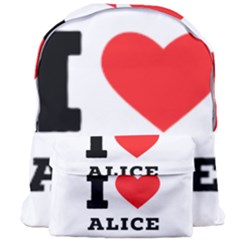 I Love Alice Giant Full Print Backpack by ilovewhateva