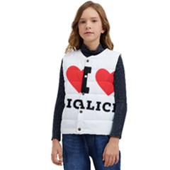 I Love Alice Kid s Short Button Up Puffer Vest	 by ilovewhateva