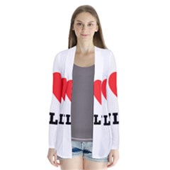 I Love Julia  Drape Collar Cardigan by ilovewhateva