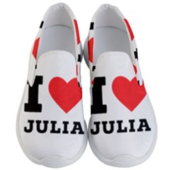I Love Julia  Men s Lightweight Slip Ons by ilovewhateva