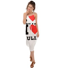 I Love Julia  Waist Tie Cover Up Chiffon Dress by ilovewhateva