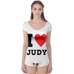 I Love Judy Boyleg Leotard  by ilovewhateva