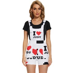I Love Judy Short Overalls by ilovewhateva