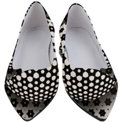 Sphere Spherical Circular Monochrome Circle Art Women s Block Heels 