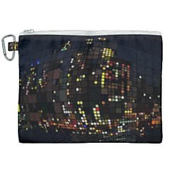 Abstract Visualization Graphic Background Textures Canvas Cosmetic Bag (xxl)