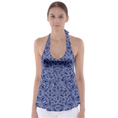 Mandala Pattern Rosette Kaleidoscope Abstract Babydoll Tankini Top