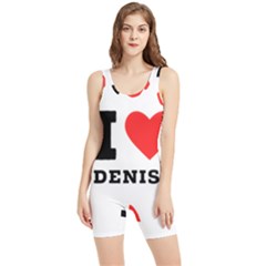 I Love Denise Women s Wrestling Singlet by ilovewhateva