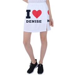 I Love Denise Tennis Skirt by ilovewhateva