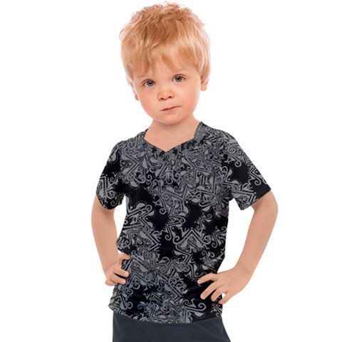 Modern Tribalism Elegance Print Kids  Sports Tee by dflcprintsclothing