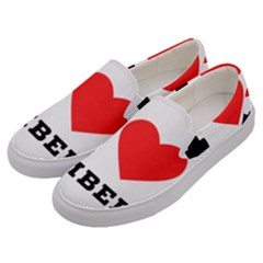 I Love Amber Men s Canvas Slip Ons by ilovewhateva