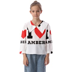 I Love Amber Kids  Sailor Shirt by ilovewhateva