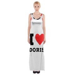 I Love Doris Thigh Split Maxi Dress by ilovewhateva