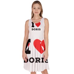 I Love Doris Knee Length Skater Dress With Pockets by ilovewhateva