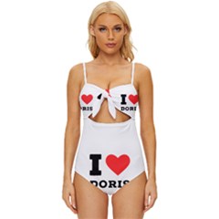I Love Doris Knot Front One-piece Swimsuit by ilovewhateva