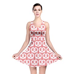 Chic Pretzel Illustrations Pattern Reversible Skater Dress by GardenOfOphir