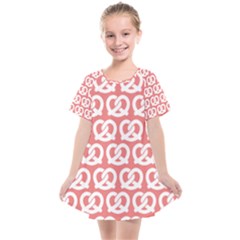 Chic Pretzel Illustrations Pattern Kids  Smock Dress by GardenOfOphir