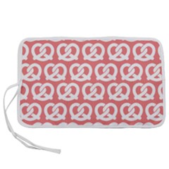 Chic Pretzel Illustrations Pattern Pen Storage Case (l) by GardenOfOphir