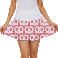 Chic Pretzel Illustrations Pattern Women s Skort