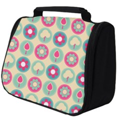 Chic Floral Pattern Full Print Travel Pouch (big) by GardenOfOphir