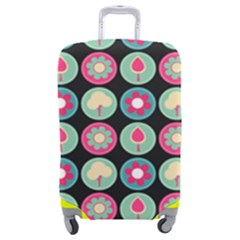 Chic Floral Pattern Luggage Cover (medium) by GardenOfOphir