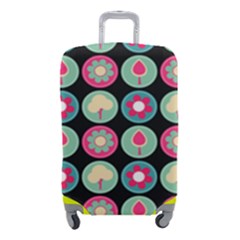 Chic Floral Pattern Luggage Cover (small) by GardenOfOphir