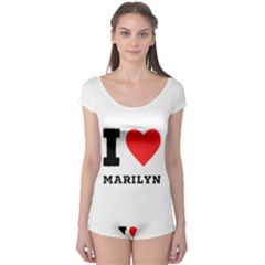 I Love Marilyn Boyleg Leotard  by ilovewhateva