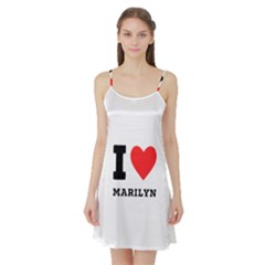 I Love Marilyn Satin Night Slip by ilovewhateva