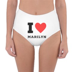 I Love Marilyn Reversible High-waist Bikini Bottoms by ilovewhateva