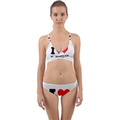 I Love Marilyn Wrap Around Bikini Set by ilovewhateva