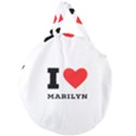 I love marilyn Giant Round Zipper Tote View1