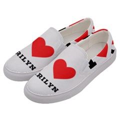 I Love Marilyn Men s Canvas Slip Ons by ilovewhateva