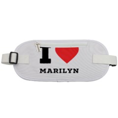 I Love Marilyn Rounded Waist Pouch by ilovewhateva