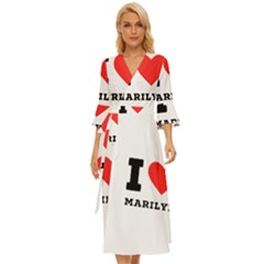 I Love Marilyn Midsummer Wrap Dress by ilovewhateva