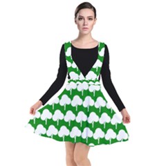 Tree Illustration Gifts Plunge Pinafore Dress