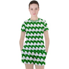 Tree Illustration Gifts Women s Tee and Shorts Set