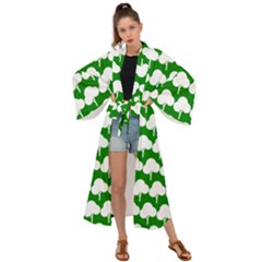 Tree Illustration Gifts Maxi Kimono