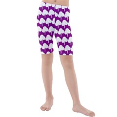 Tree Illustration Gifts Kids  Mid Length Swim Shorts