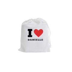 I Love Daniella Drawstring Pouch (small) by ilovewhateva