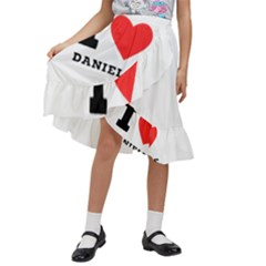 I Love Daniella Kids  Ruffle Flared Wrap Midi Skirt by ilovewhateva