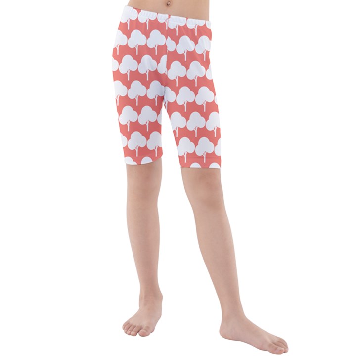 Tree Illustration Gifts Kids  Mid Length Swim Shorts