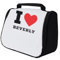 I Love Beverly Full Print Travel Pouch (big) by ilovewhateva