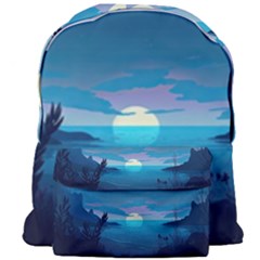 Ai Generated Ocean Sea Water Anime Nautical Giant Full Print Backpack