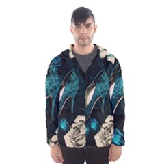 Glass Slipper Blues Fairytale Men s Hooded Windbreaker